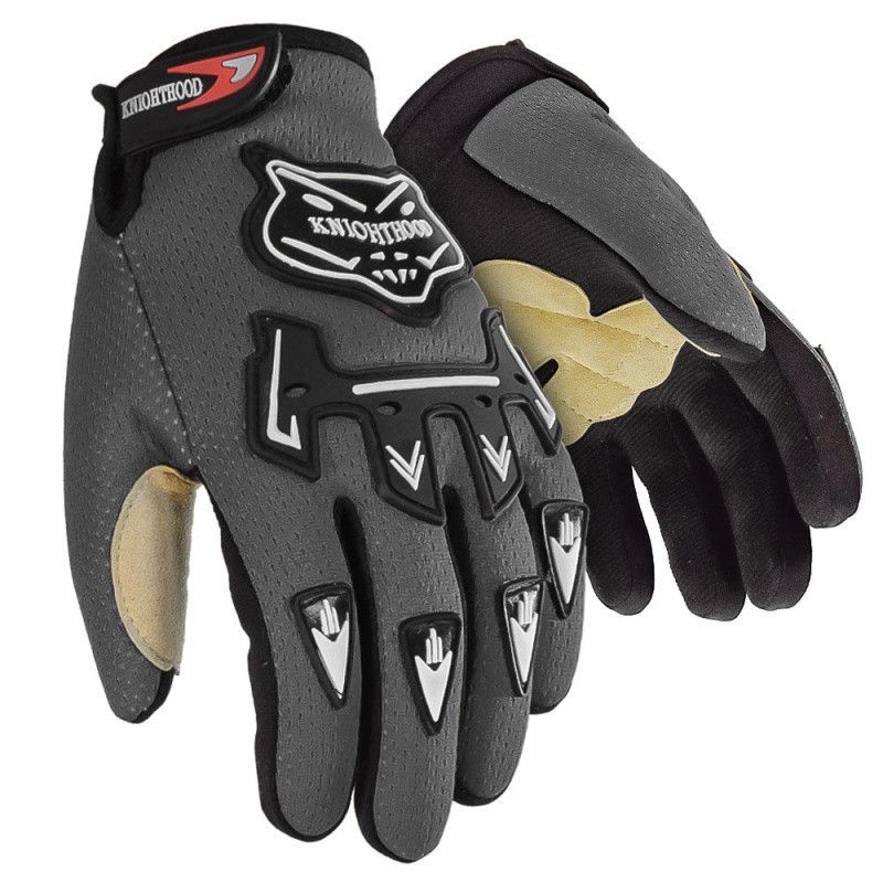 Gant enfant gris pour moto et quad Sporty - Photo n°1