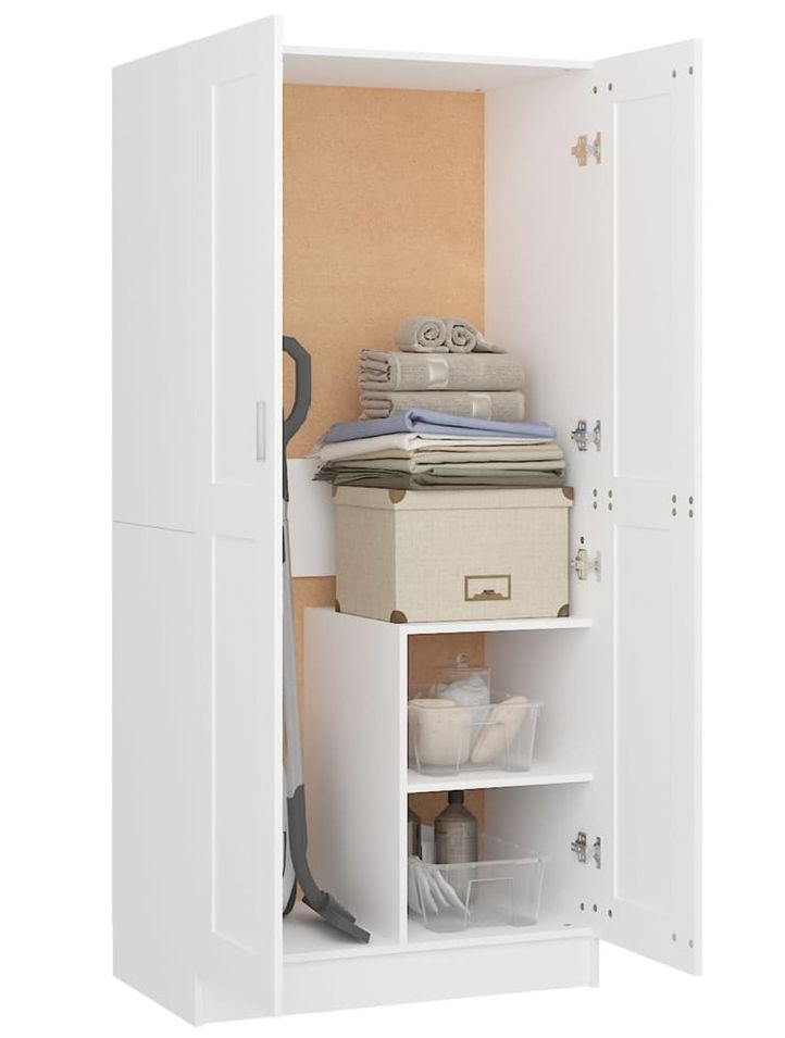 Garde-robe Blanc 82,5x51,5x180 cm - Photo n°1