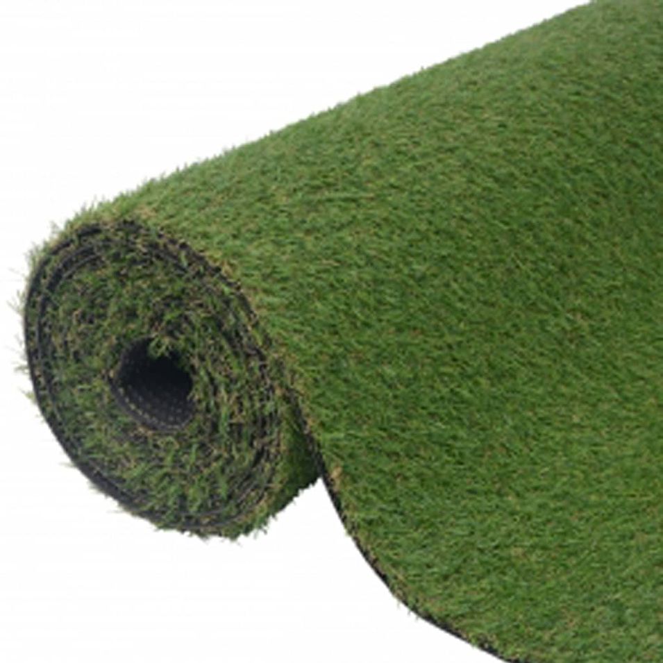 Gazon artificiel 1x5 m/20 mm Vert - Photo n°1