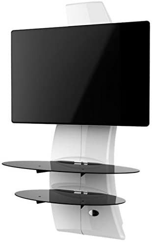 Support mural TV Ghost Design 2000 triple rotation blanc 2 - Photo n°1