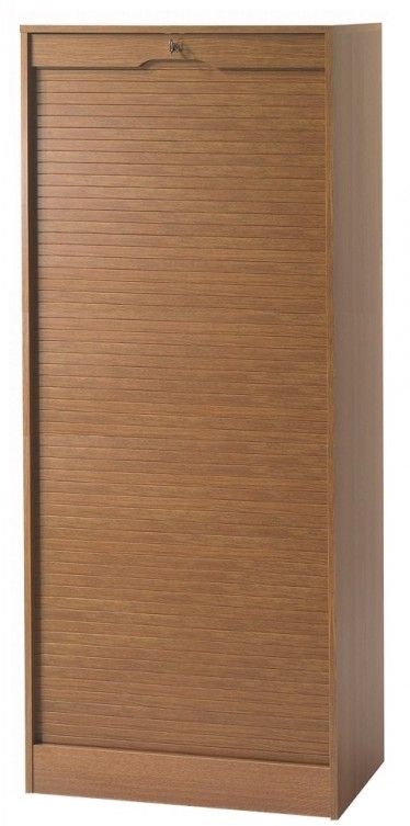 Grand classeur à rideau OFFICE 172 cm – Armoire de bureau double colonne grande capacité - Photo n°1