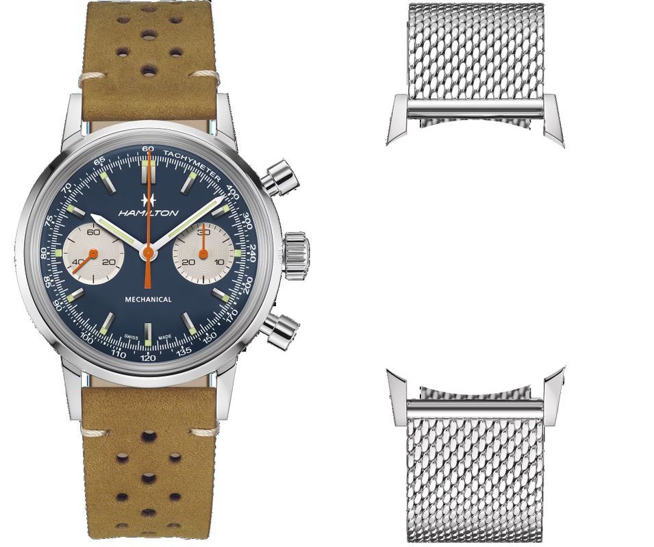 Hamilton Intra-matic Automatic Chrono Special Pack + Extra Strap H38429541 - Photo n°1