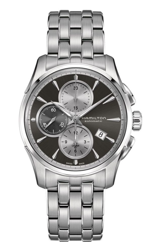 Hamilton Jazzmaster Auto Chrono Ss Black Dial Bracelet H32596181 - Photo n°1