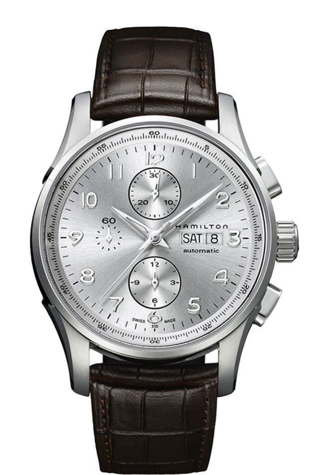 Hamilton Jazzmaster Maestro Auto Ss Silver Dial - Brown Leather Strap H32716859 - Photo n°1