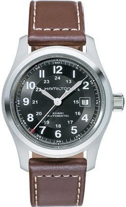 Hamilton Khaki Field Auto 42mm - Black - Brown H70555533 - Photo n°1