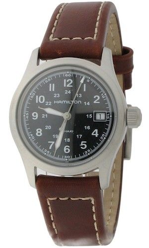 Hamilton Khaki Field Quartz 33mm - Black - Brown H68311533 - Photo n°1