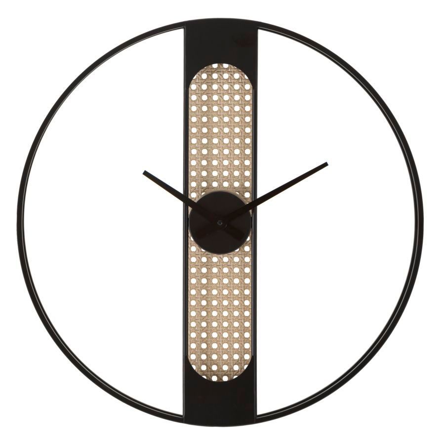 Horloge murale ronde effet paille viennoise Ruby - Photo n°1