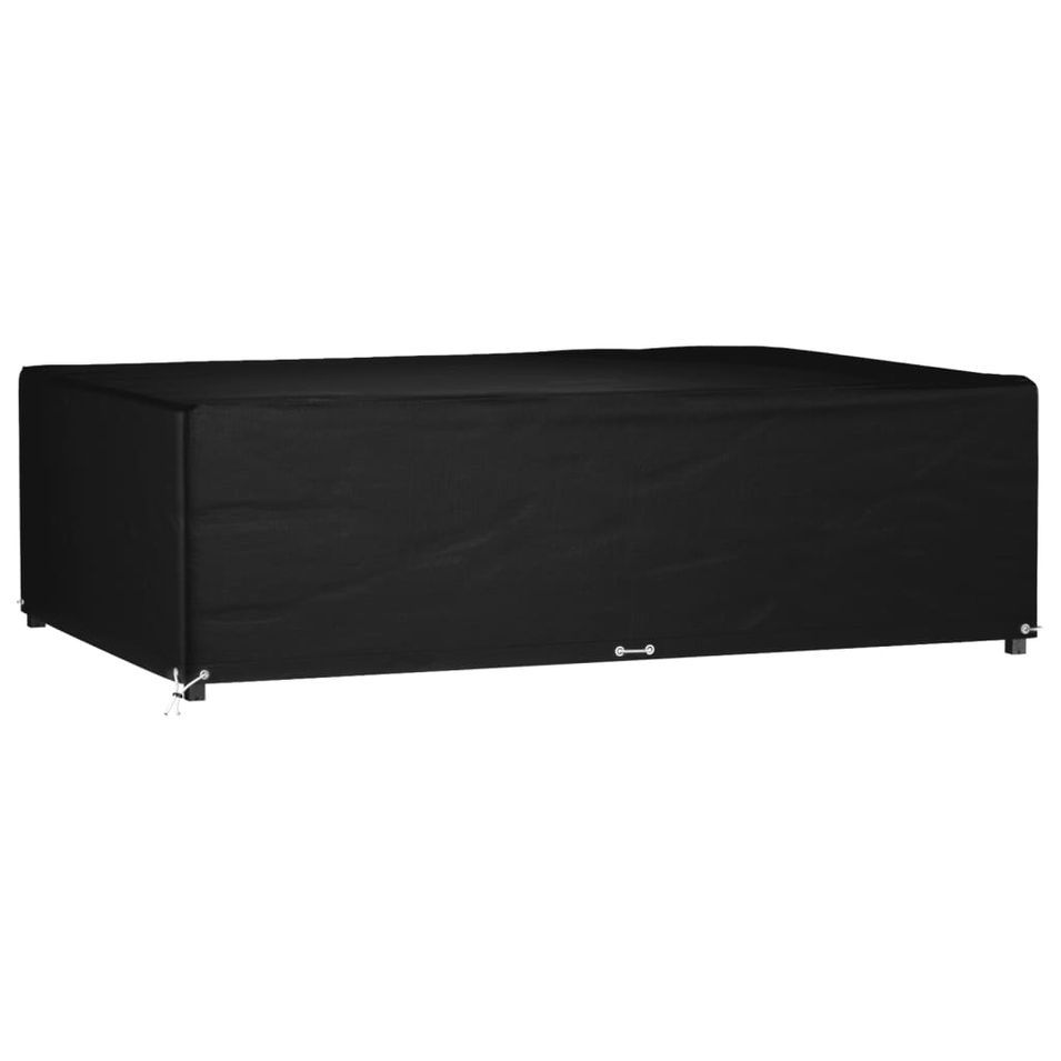 Housse de salon de jardin 12 œillets 227x152x65cm rectangulaire - Photo n°1