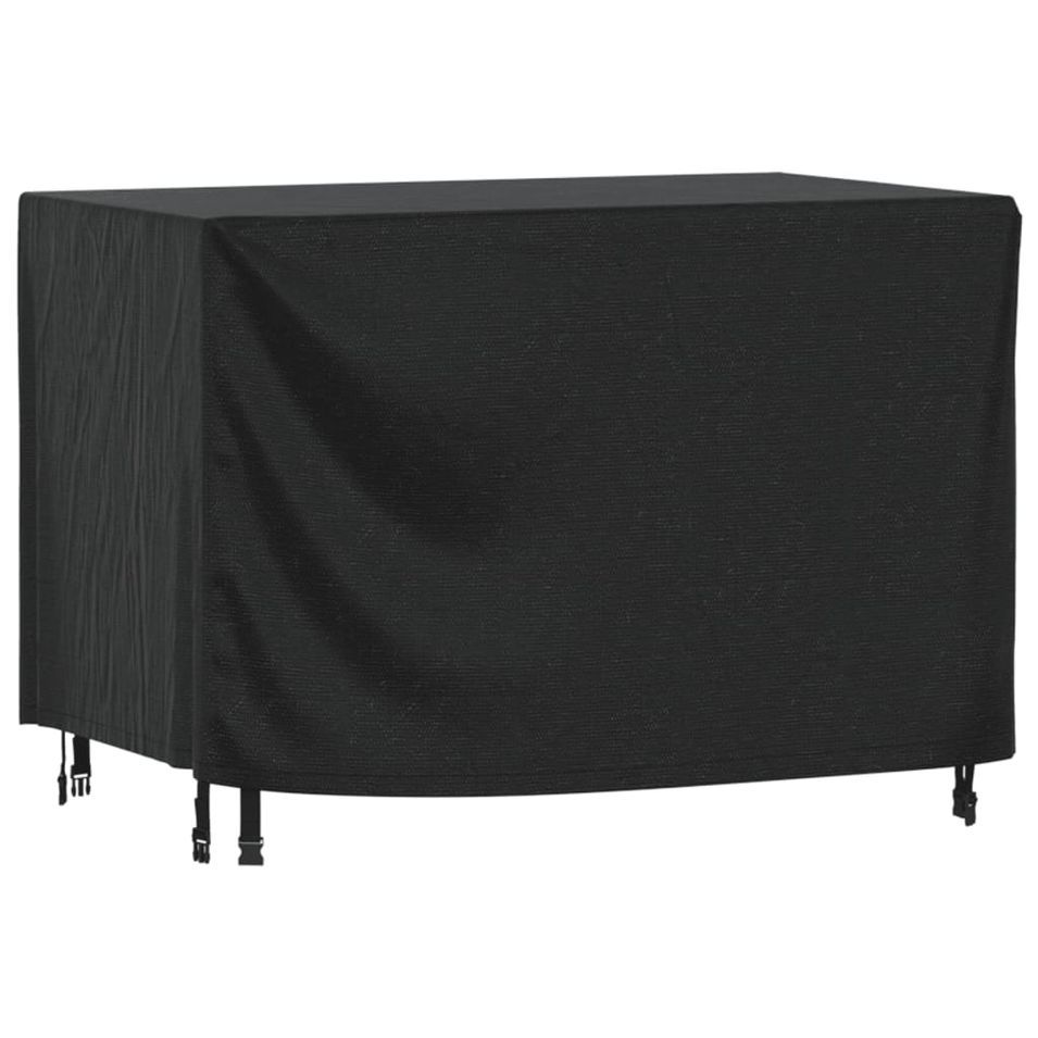Housse de salon de jardin noir 140x70x90 cm imperméable 420D - Photo n°1