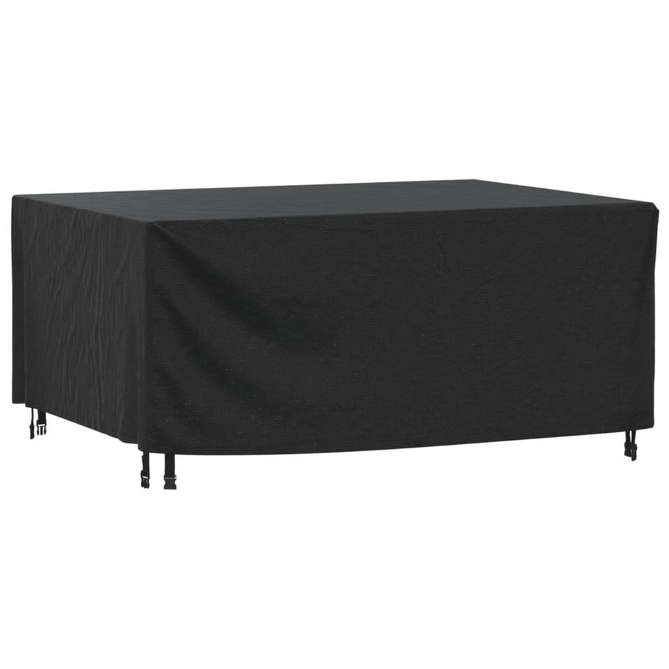 Housse de salon de jardin noir 172x113x73 cm imperméable 420D - Photo n°1