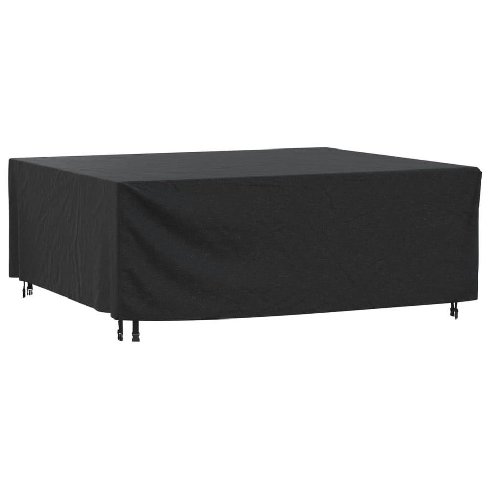 Housse de salon de jardin noir 200x160x70 cm imperméable 420D - Photo n°1