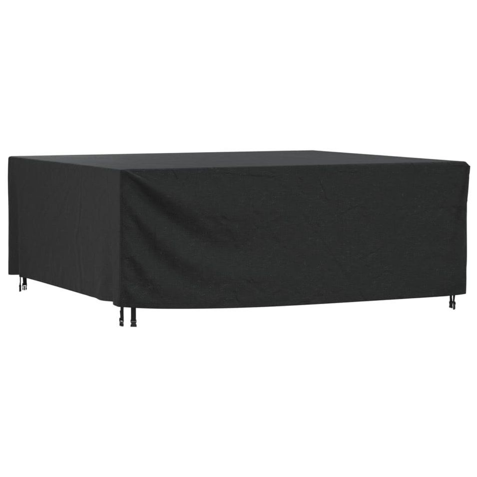 Housse de salon de jardin noir 250x210x90 cm imperméable 420D - Photo n°1