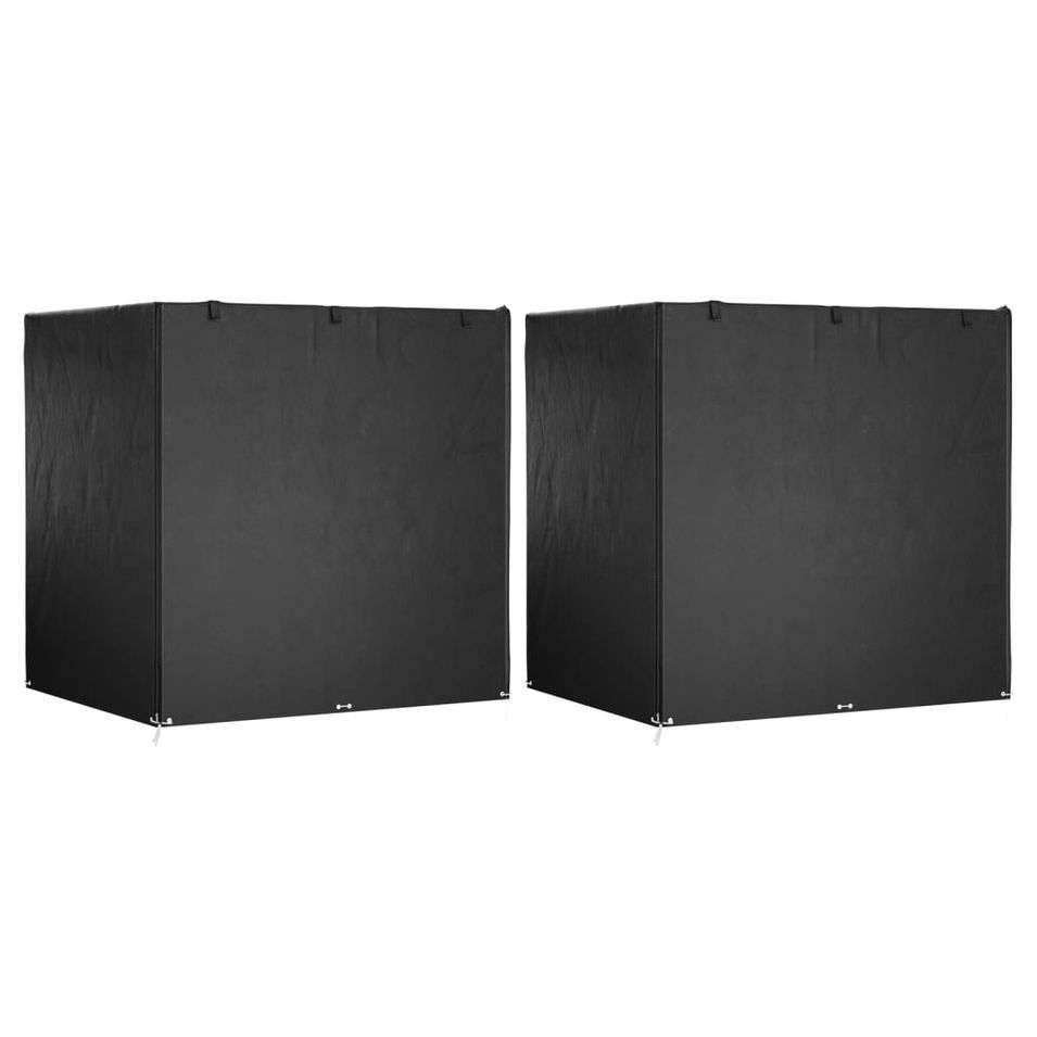 Housses de balancelle 2 pcs 12 œillets 220x177x220 cm PE - Photo n°1
