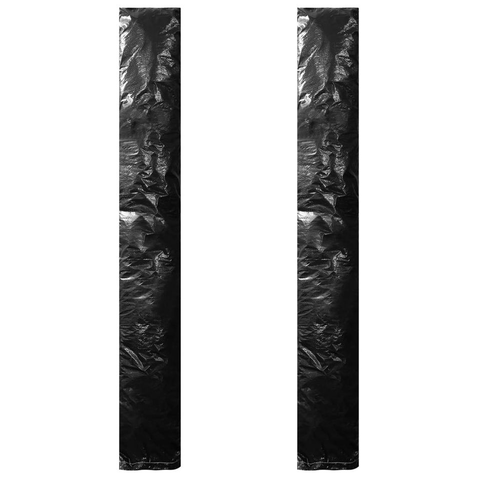 Housses de parasol avec fermeture éclair 2 pcs PE 175 cm - Photo n°1