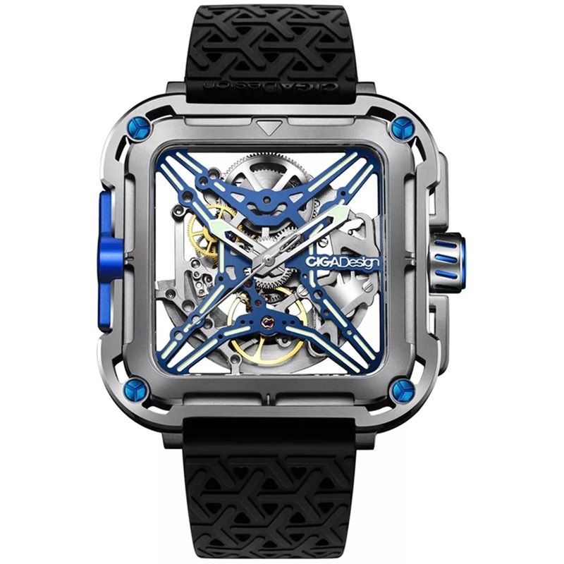 Iga Design Mechanical - X Serie - Great Ape - Gorilla Cyber Blue + Extra Strap X021-TIBU-W25BK - Photo n°1