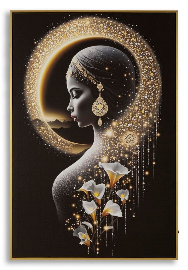 Impression sur toile avec éclairage led, laquée et encadrée, 60 x 3,5 cm

x90 - Photo n°1