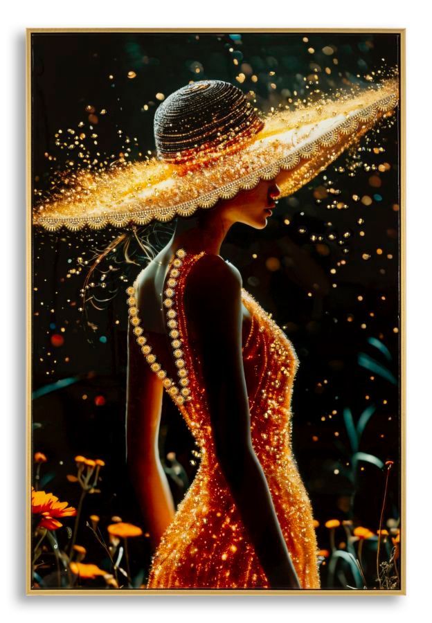 Impression sur toile enluminée laquée avec cadre - 62 x 3,5 cm

x92 - Photo n°1