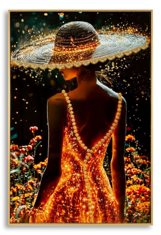 Impression sur toile enluminée laquée avec cadre -b- cm 62 x 3,5

x92 - Photo n°1