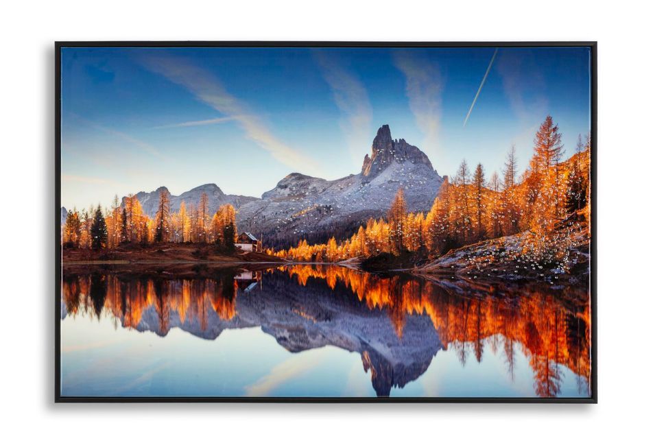 Impression sur toile laquée, cadre c/lake, 90 x 4 x 60 cm - Photo n°1