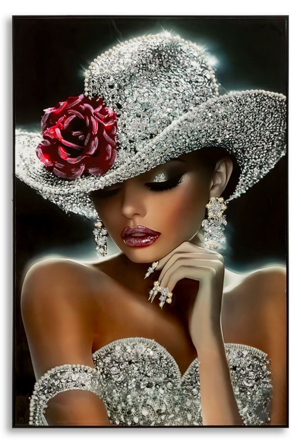 Impression sur toile laquée orléans avec cadre -b- cm 102 x 4,5 x 152 - Photo n°1