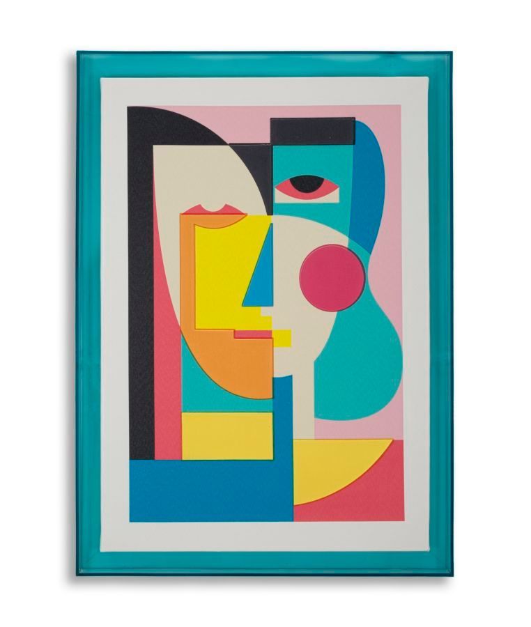 Impression sur toile picassiy c/cornic -h- cm 50 x 3,3 x 70 - Photo n°1