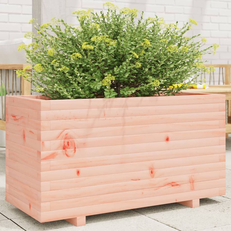 Jardinière 90x40x49,5 cm bois massif de douglas - Photo n°1