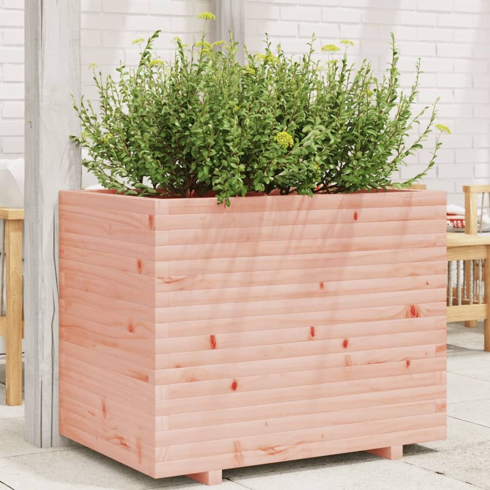 Jardinière 90x60x72 cm bois massif douglas - Photo n°1