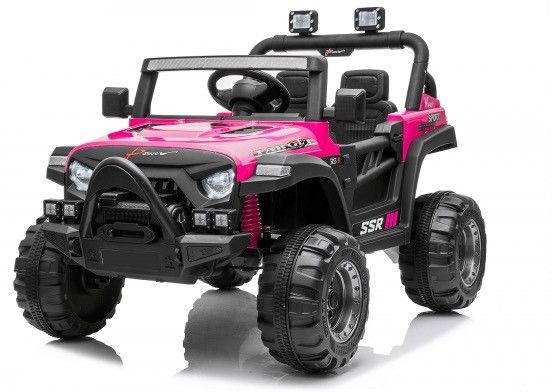 Jeep électrique 2 places Kiddy 2x35W rose - Photo n°1