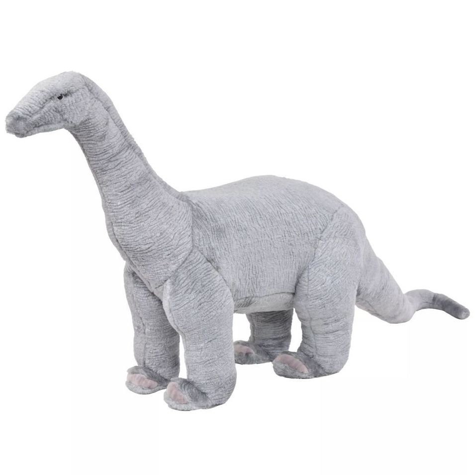 Jouet en peluche Dinosaure Brachiosaurus Gris XXL - Photo n°1