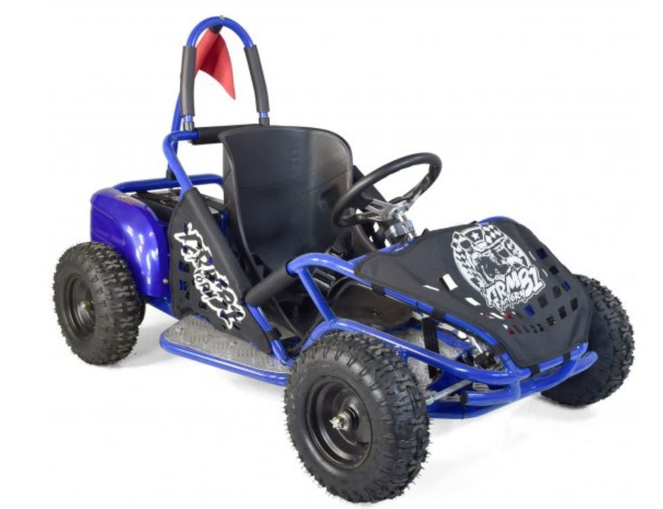 Kart cross électrique 1000W 20AH bleu - Photo n°1