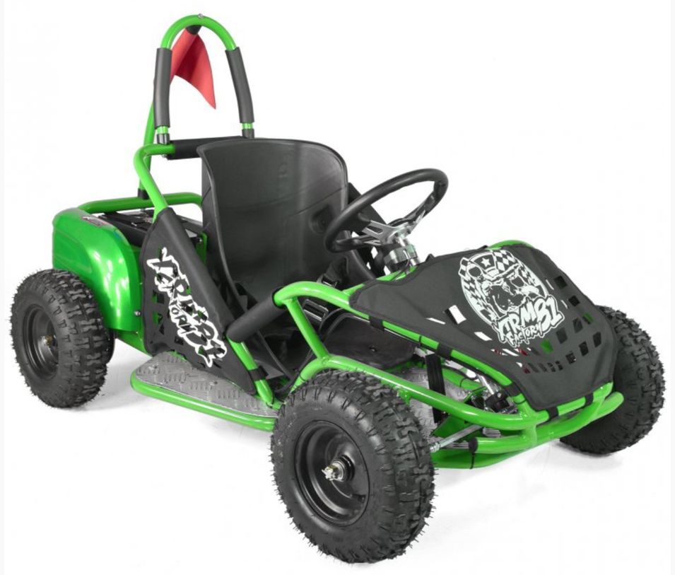 Kart cross électrique 1000W 20AH vert - Photo n°1