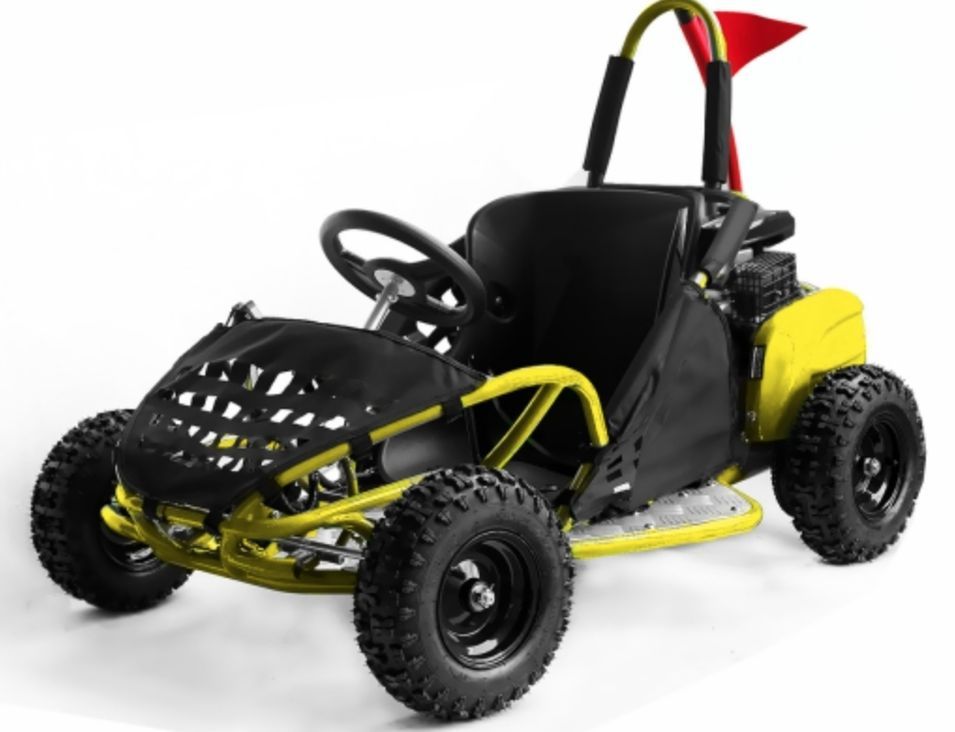 Kart enfant 80cc Gokid jaune - Photo n°1