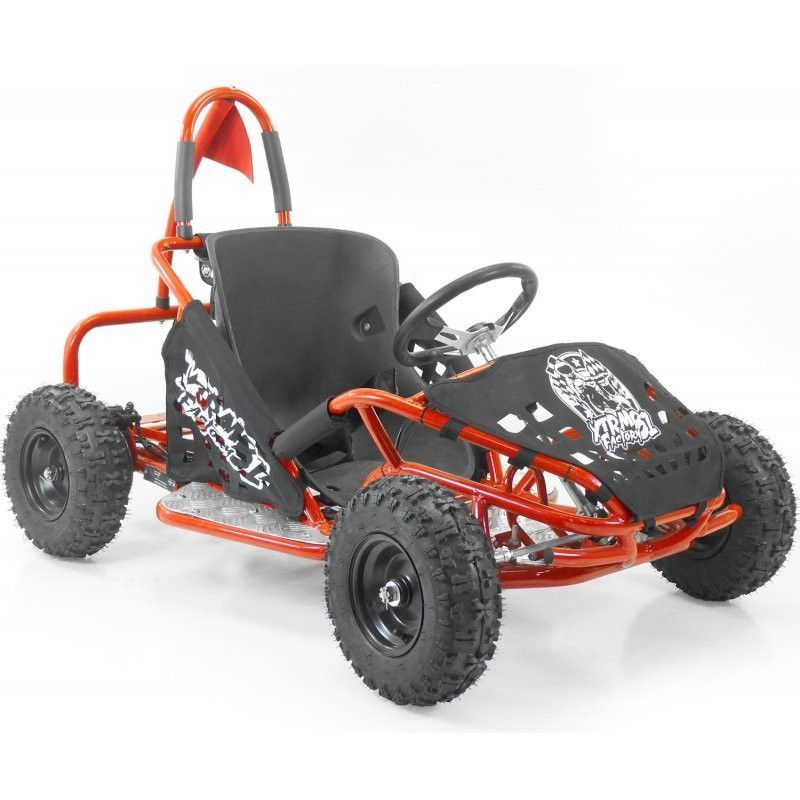 Kart enfant cross rouge 80cc - Photo n°1