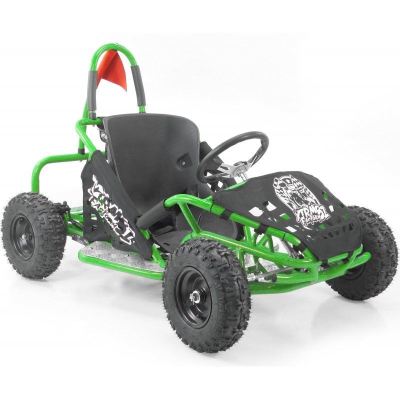 Kart enfant cross vert 80cc - Photo n°1