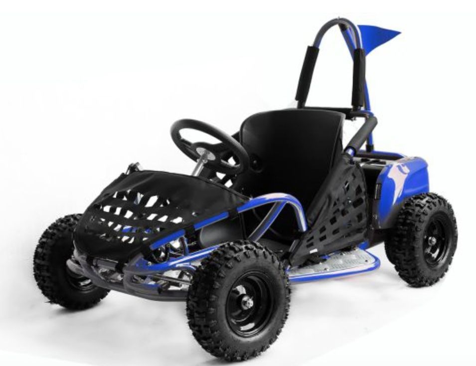 Karting enfant 1000W Gody bleu - Photo n°1