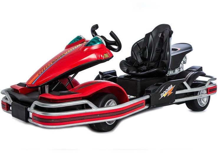 Karting enfant électrique rouge de luxe Go Kart - Photo n°1