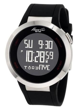 Kenneth Cole - Digital Touchscreen Ss Chrono Black Strap KC1639 - Photo n°1