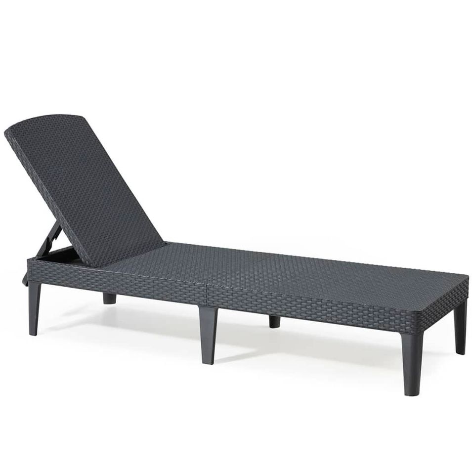 Keter Chaise longue Jaipur Graphite 235162 - Photo n°1