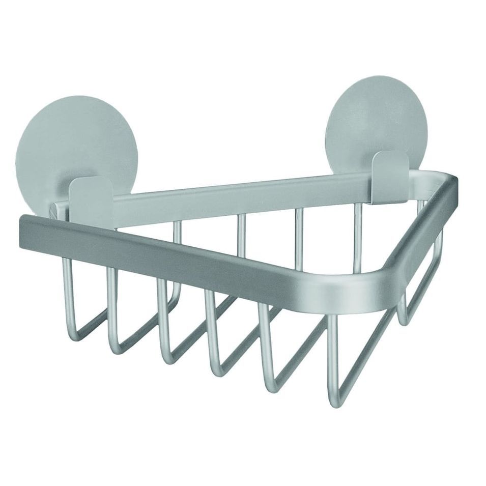Kleine Wolke Support pour douche triangulaire Rocco Aluminium - Photo n°1