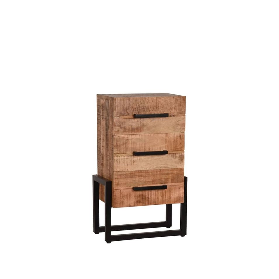 LABEL51 Armoire à tiroirs Bolivia 50x30x83 cm Bois - Photo n°1