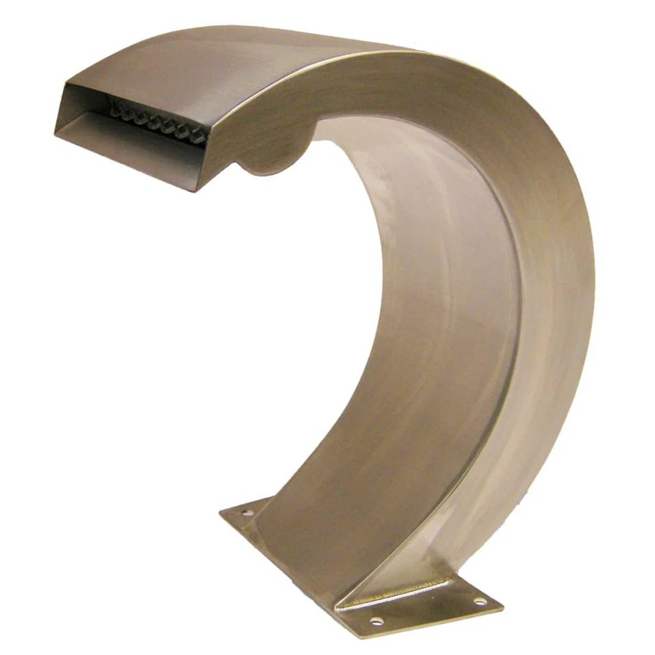 Lame d'eau en acier inoxydable Mamba S-LED Ubbink 7504632 - Photo n°1