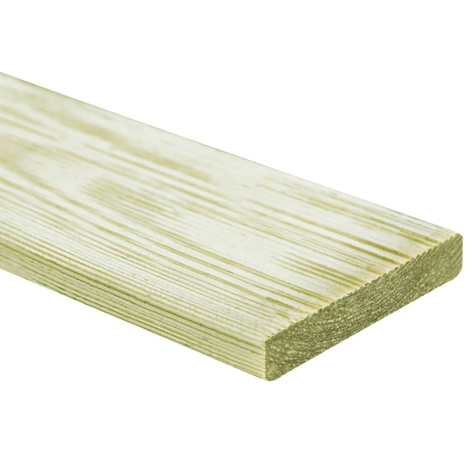 Lames de terrasse 12 pcs 1,44 m² 1 m Bois de pin imprégné - Photo n°1