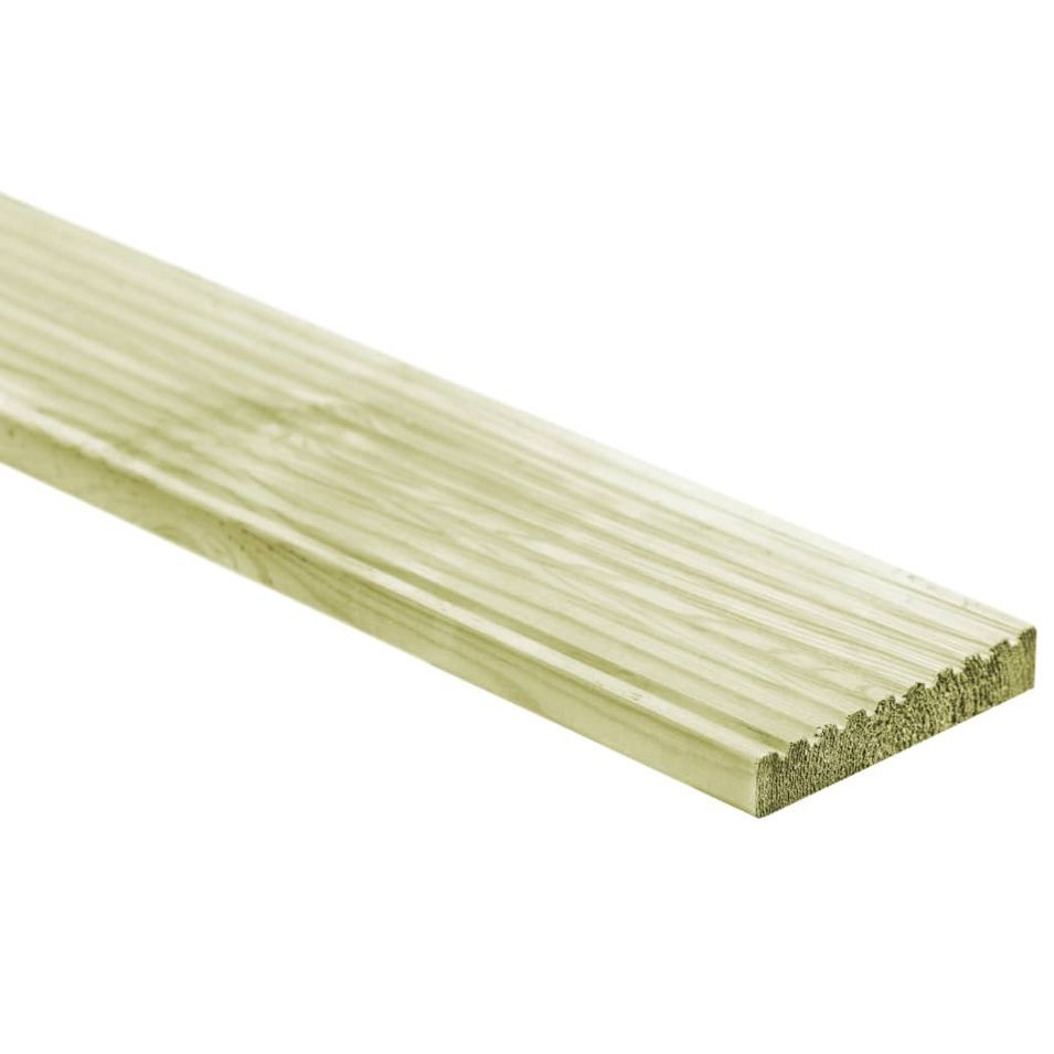 Lames de terrasse 8 pcs 1,16 m² 1 m Bois de pin imprégné - Photo n°1