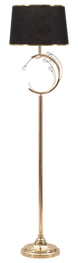 Lampadaire doré design motifs géométriques BRUXELLES Signature - Photo n°1