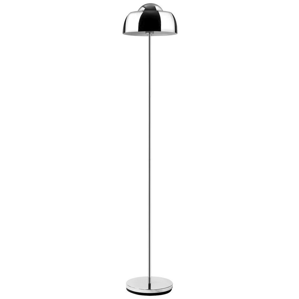 Lampadaire métal argenté Eiki - Photo n°1