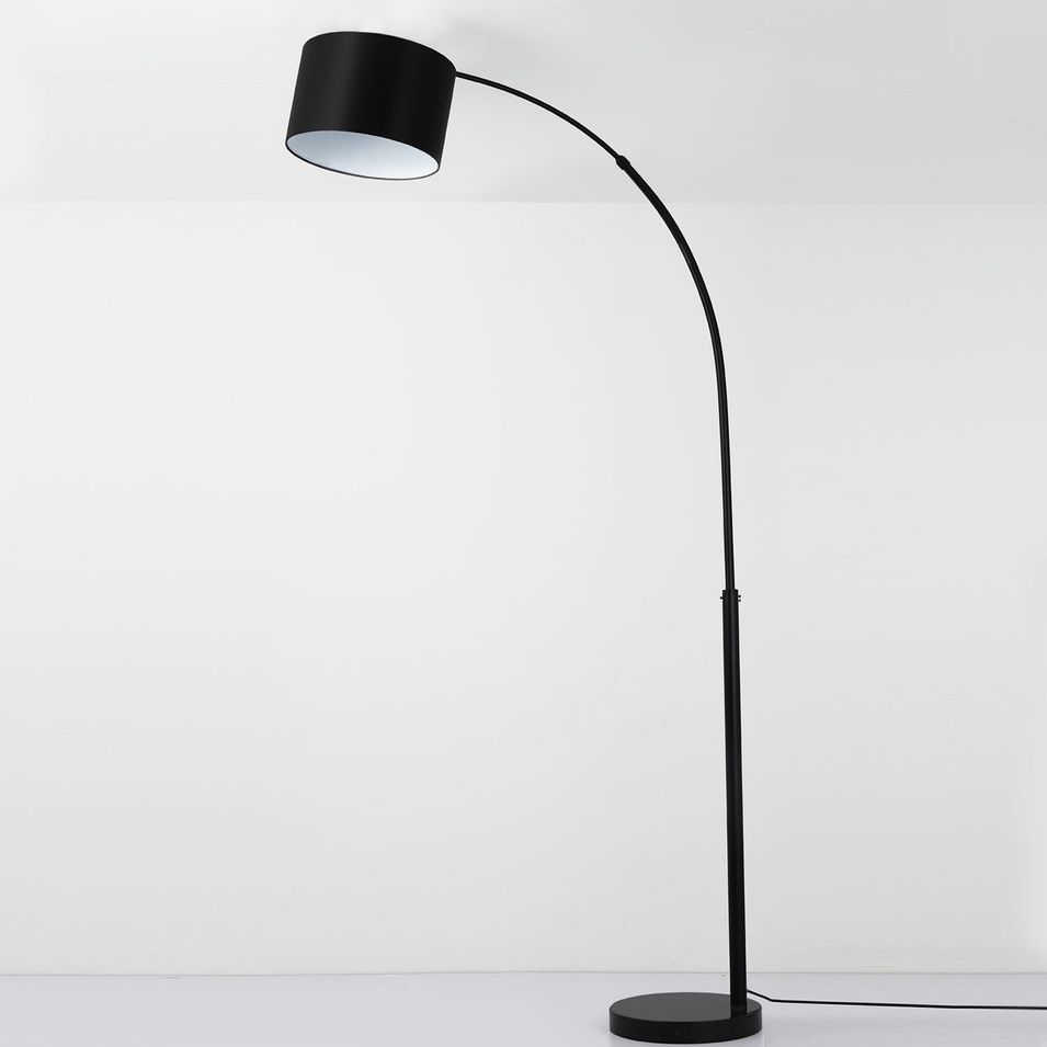 Lampadaire réglable métal noir Kiroop H 235 cm - Photo n°1