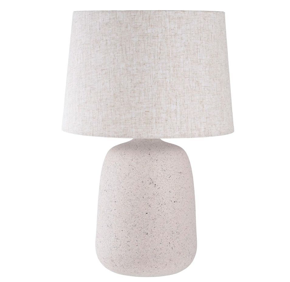 Lampe de table CROFT – Lampe en céramique effet sable - Photo n°1