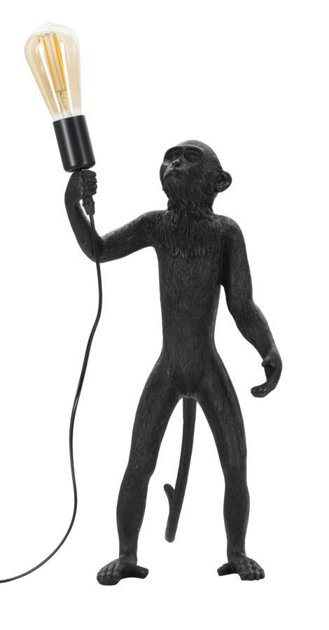 Lampe de table design MONKEY black - Photo n°1