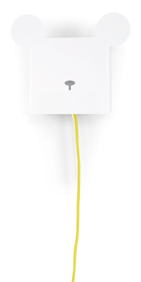 Lampe murale métal laqué blanc Teddy - Photo n°1