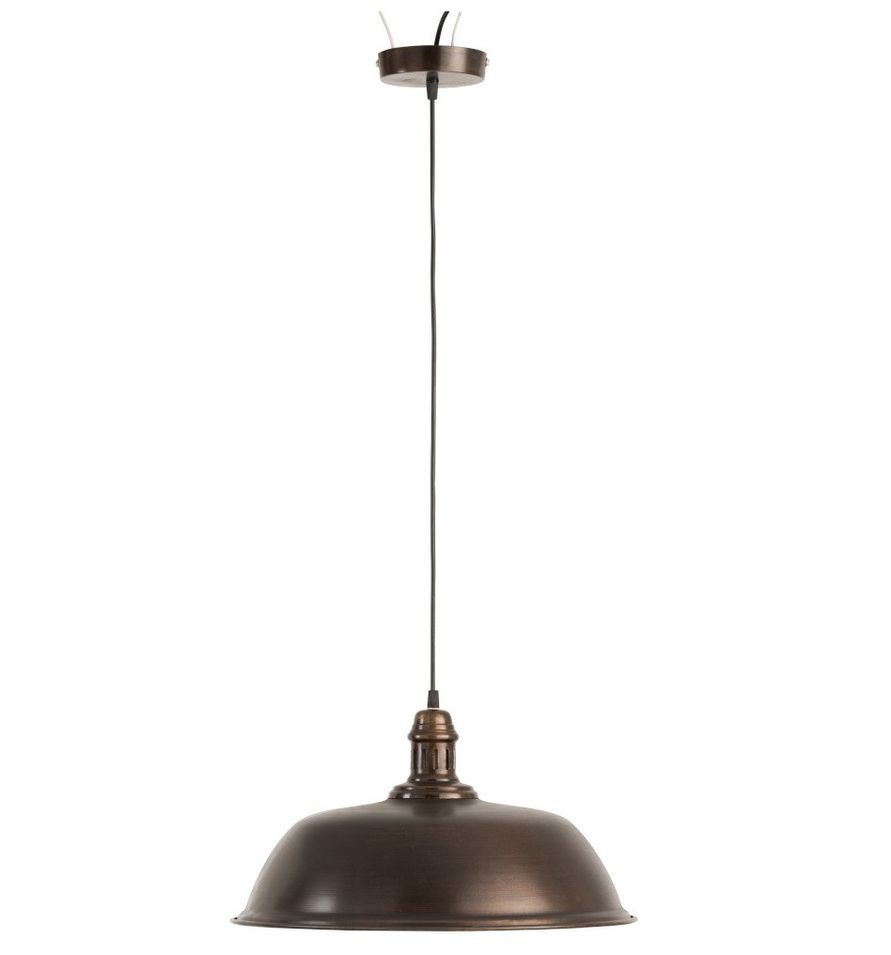 Lampe suspension métal marron foncé Jibel - Photo n°1
